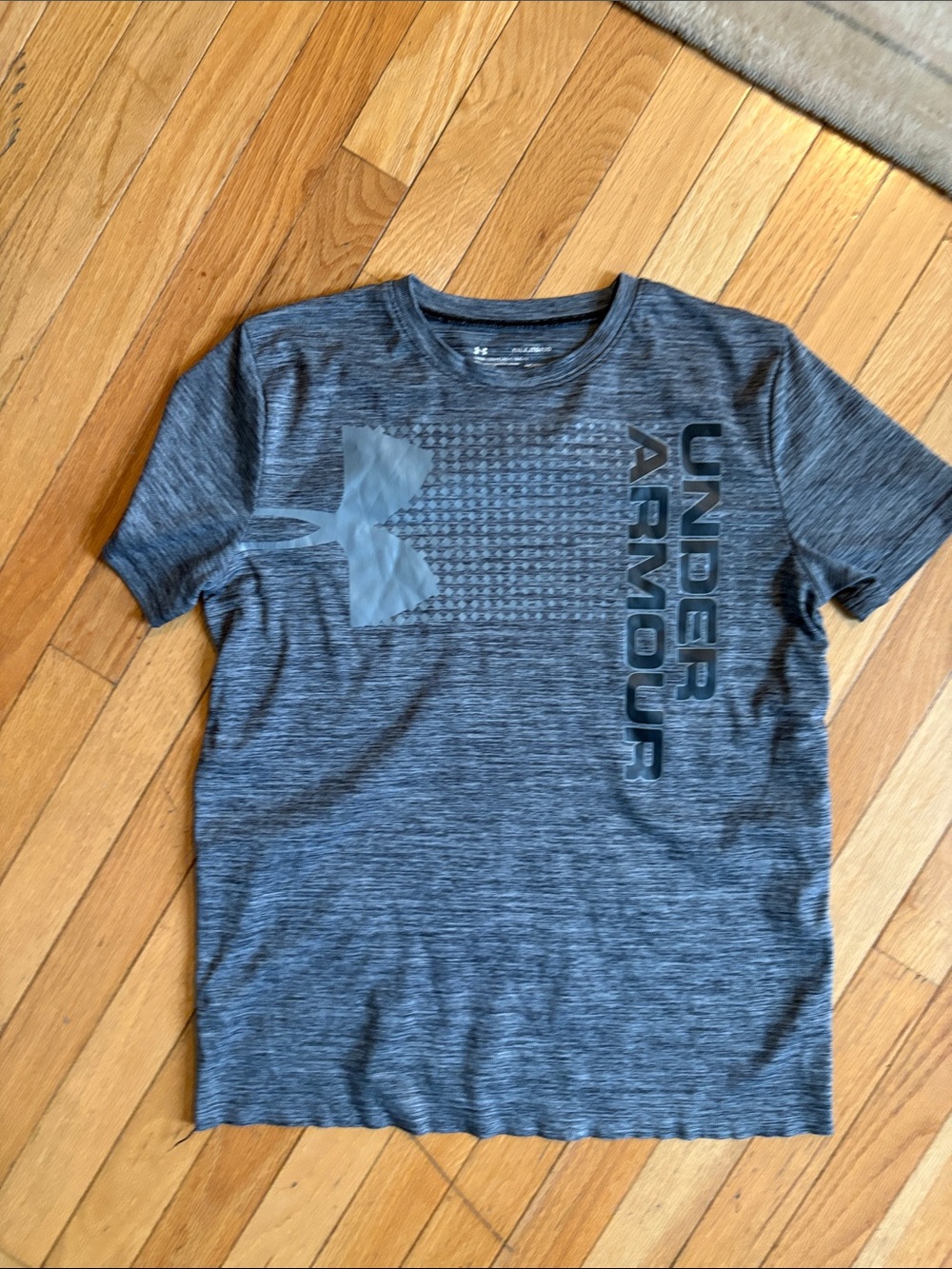 Under Armour Gray Heather Short Sleeve Logo Tee